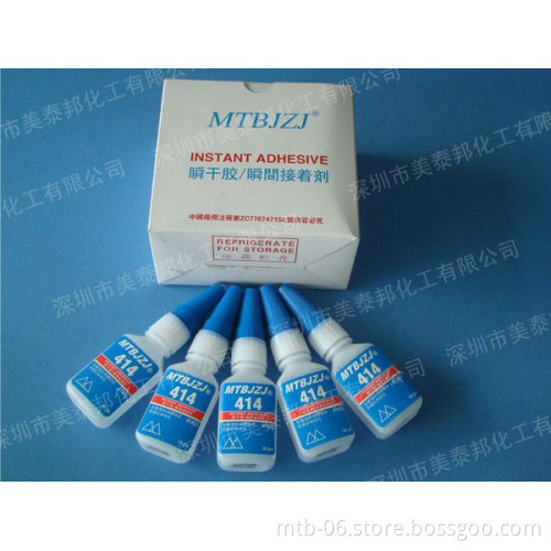 20 Seconds Cure Clear Cyanoacrylate Glue for Bonding Metal/Rubber/Plastic